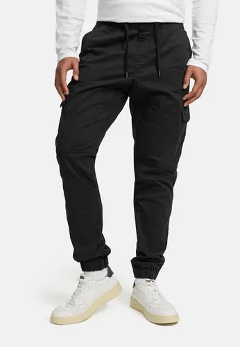 Indicode Herren Jogger-Pant INPillus mit elastischem Bund – Schwarz 3XL - Bequeme Jogger-Pant aus Baumwolle-Elasthan-Mischung, ideal für lässige Outfits. Mit elastischem Bund und Kordelzug für optimalen Tragekomfort. Perfekt für den Alltag!