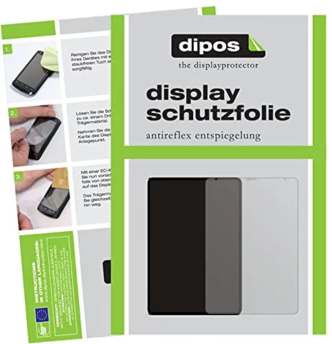 dipos I 2x Schutzfolie matt kompatibel mit Apple iPad Pro 12.9 Zoll (5.Gen 2021) Folie Displayschutzfolie