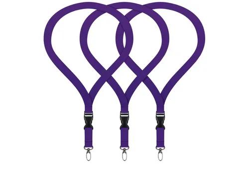 WEBBOMB Schlüsselanhänger 3x Lanyard unbedruckt Schlüsselbänder Schlüsselband Umhängeband 20 mm