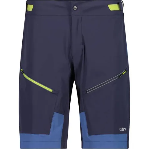 CMP Herren Tight MAN FREE BIKE BERMUDA WITH INNER MESH UNDERWEAR - Hochwertige Herren-Radbadehose für Abenteuer auf zwei Rädern. Atmungsaktives, elastisches Material und herausnehmbares Sitzpolster bieten Komfort und Flexibilität. Mit praktischen Taschen und verstellbarem Bund für optimalen Sitz.