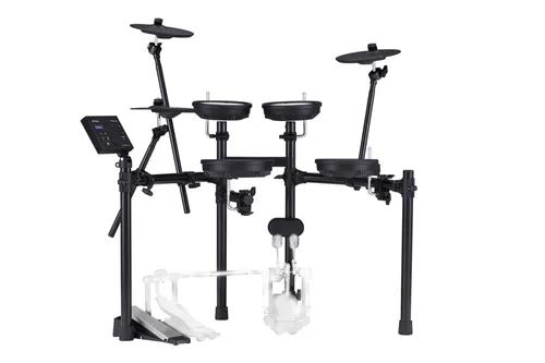 Roland TD-07DMK - Elektronisches V-Drums Kit mit zweilagigen Mesh-Heads, herausragende Spielbarkeit und Bluetooth-Funktion für kreatives Schlagzeugspielen zu Hause