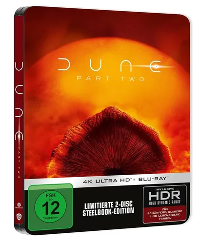 Produktbild Dune 2 Part Two Limited Steelbook Edition 4k UHD Blu Ray | Deutsch |