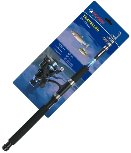 Paladin Angelset Forelle Barsch 210cm 10-40g + Rolle + Schnur, Forellenset