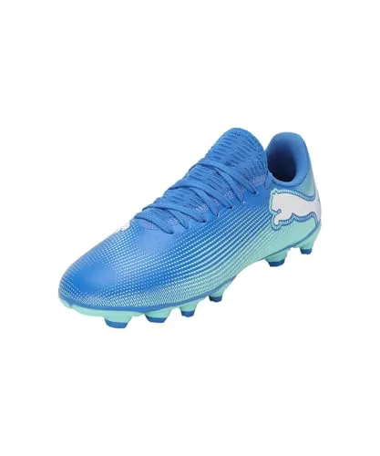 PUMA Future 7 Play FG/AG Jr Soccer Shoe in blau von PUMA