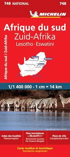 Michelin Südafrika: Straßen- und Tourismuskarte (MICHELIN Nationalkarten)