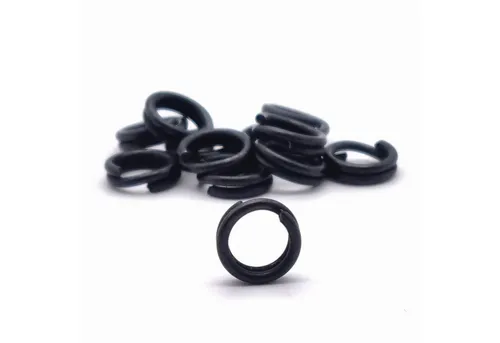 Predax Kunstköder Rosco Sprengringe schwarz - Splitringe