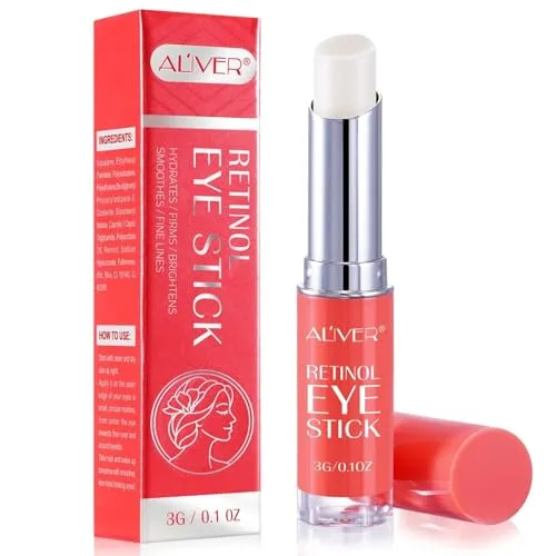 P-Beauty Retinol Augencreme Stift | Anti-Aging, Faltenreduktion | Kollagen & Hyaluronsäure | feuchtigkeitsspendende Augenpflege | Eye Cream | Augenstift | gegen Tränensäcke | 1 Stift