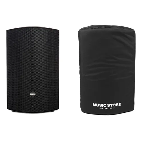 Fame Discovery 12A Basic 2 - Set - Aktives Lautsprecher-Set mit 400 Watt RMS-Leistung, ideal für Events. Robustes Gehäuse und wasserabweisende Schutzhülle sorgen für hohe Langlebigkeit und Mobilität.