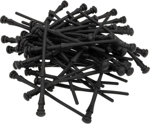 AKASA Black Rubber Case Fan Mounts 60pack, 60 Stück von Akasa