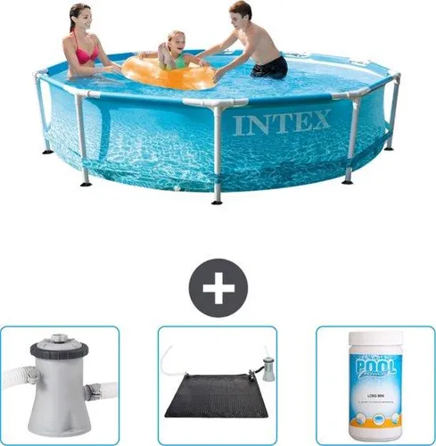 Intex Rund-Schwimmbecken 305 x 76 cm mit Pumpe und Solarheizung