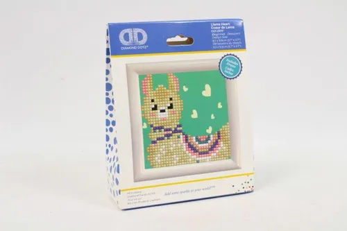 Produktbild PRACHT CREATIVES HOBBY,KAUFBEU Diamond Dotz Rahmen weiß Lama 0