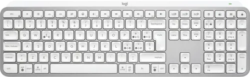 Logitech MX Keys S - Hellgrau, Italienisches QWERTY-Layout - Tastaturen mit flüssigem Tipperlebnis, intelligenter Beleuchtung und der Möglichkeit, mehrere Geräte zu steuern - für mehr Komfort und Effizienz.