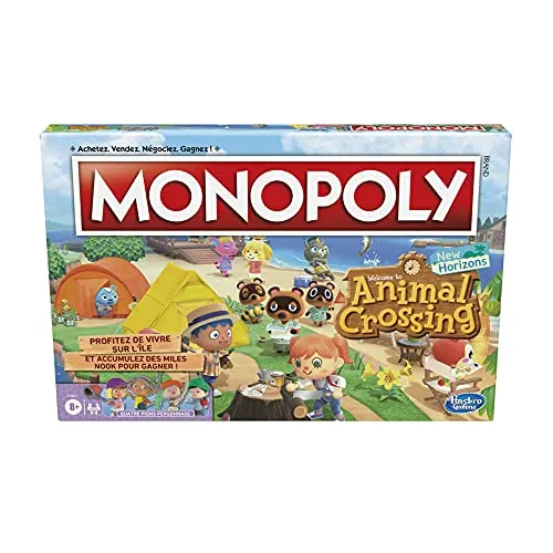 Monopoly Animal Crossing New Horizons – Familienspiel für Kinder ab 8 Jahren