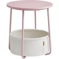 VASAGLE Beistelltisch Rosa 45x45x50 cm von VASAGLE