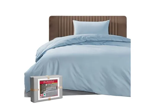 DecoHomeTextil Heimtextilmanufaktur Bettwäsche Set Bettgarnitur mit Reißverschluss Polycotton Uni