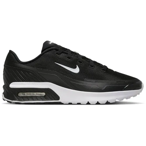 Nike Air Max Bia Sneaker Herren in Schwarz-Weiß, Größe 47 - Stylische und bequeme Sneaker aus atmungsaktivem Mesh mit robusten Synthetik-Überzügen; ideal für den Alltag und sportliche Aktivitäten.