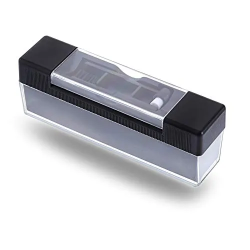 LHKJ Schallplattenbürste mit Nadelbürste,Vinyl Schallplatten Reinigung Bürste