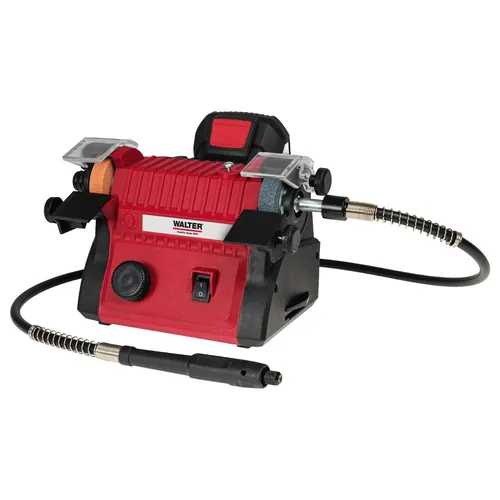 WALTER 20V Kombischleifer und Poliergerät - Schleifmaschinen mit 2000 mAh Lithium-Ionen Akku, ideal für präzises Gravieren und Polieren, inklusive 3 Jahre Herstellergarantie.