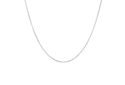 Vivance Collierkettchen 333/- Weißgold 45 cm - Elegante Kette aus 333/- Weißgold, glänzende Optik, 45 cm lang mit Federringverschluss, perfekt für besondere Anlässe oder als zeitloses Geschenk.