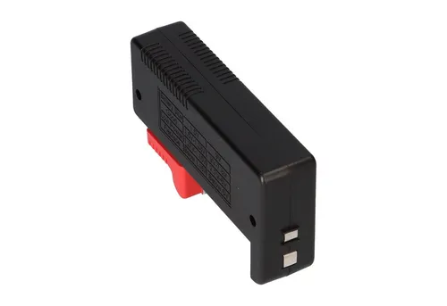 kraftmax LCD Akku- und Batterietester für Batterien und Akkus AAA AA C D und 9V Batterie