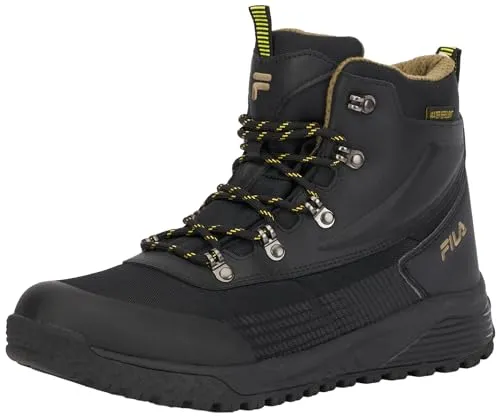 HIKEBOOSTER mid- Black-Warm Olive-44 in grün von FILA