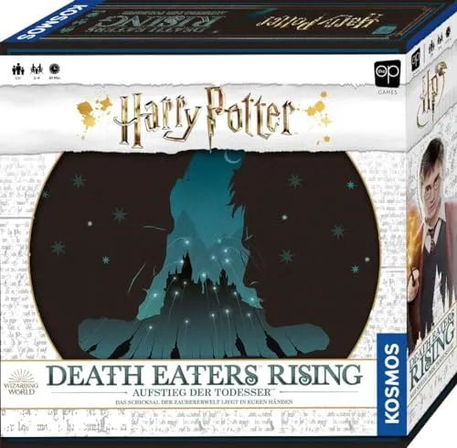 Kosmos 680756 Harry Potter Death Eaters Rising - Kooperatives Spiel für 2-4 Spieler ab 11 Jahren, inklusive 3-D Lord Voldemort Figur und ideal für Harry Potter-Fans