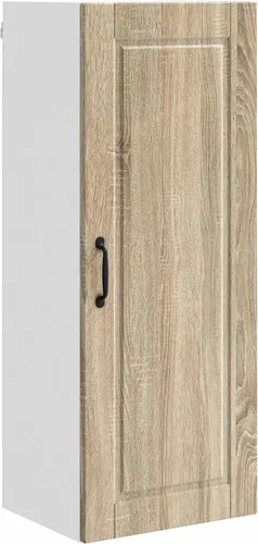 vidaXL Küchenwandschrank Sonoma-Eiche 40 x 31 x 100 cm - Küchenunterschrank aus Holzwerkstoff mit modernem Design, ideal für stilvolle Aufbewahrung von Geschirr und Lebensmitteln. Robust, feuchtigkeitsbeständig und mit 3 Regalen für optimale Organisation.