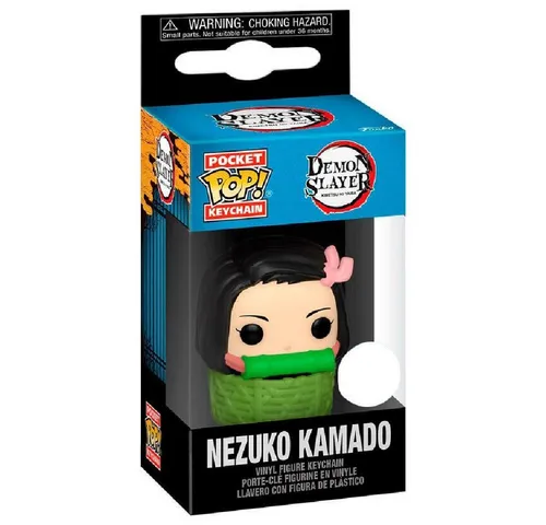 Funko Schlüsselanhänger Demon Slayer Kimetsu no Yaiba Nezuko Kamado - Pocket POP - Keychain