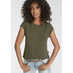 Tamaris Damen T-Shirt Gr. 42 in Khaki von Tamaris