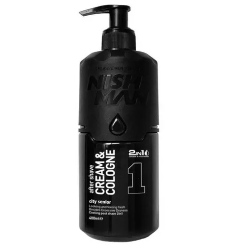 Nishman After Shave Cream Senior - 2-in-1 400ml Lotion und Rasierwasser Cream