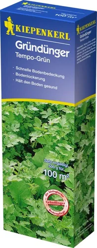 Kiepenkerl Gründünger Tempo Grün ca. 100 qm in grün von Kiepenkerl