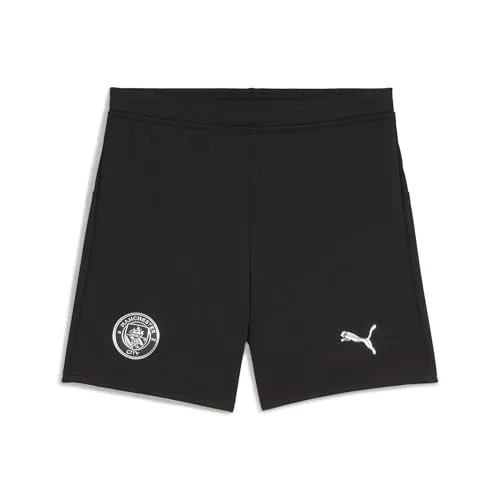 PUMA Manchester City FC Kinder Shorts 25/26, Schwarz (Black), 128
