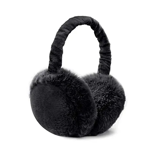 omitium Ohrenwärmer, Winter Ohrenwärmer Faltbare Verstellbarer Plüsch Earmuffs Bequemer weicher für den Winter Reiten Warme Ohrenschützer für Damen und Herren