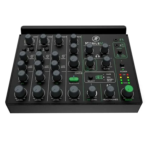 Mackie MobileMix - Kompaktes Mixer-Interface für Studio & Recording, mit USB-Stromversorgung und flexiblen Eingängen für professionelle Klangqualität unterwegs.