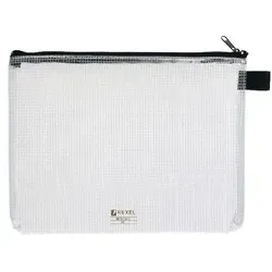 Rexel Dokumentenmappe Din A4 Reißverschluss Transparent PVC (Polyvinylchlorid) 180 Mikron