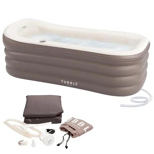 Tubble® Royale Aufblasbare Badewanne Ambiant Taupe von Tubble
