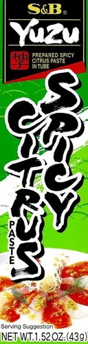 S&B Yuzupaste Yuzu Kosho 43g | scharfe japanische Yuzu-Würzpaste | Citrus Paste