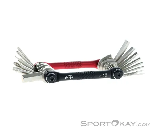 crankbrothers M13 Multitool – Vielseitiges Reparaturwerkzeug für Radfahrer - Multitools, kompakt und leicht, perfekt für unterwegs und ausgestattet mit 13 Funktionen für schnelle Reparaturen.