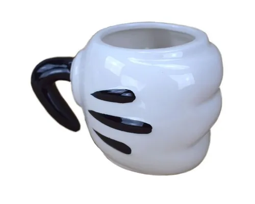 Stor Tasse Motivtasse Keramiktasse Faust Mickey Mouse Micky Maus 3D Disney Becher, Keramik