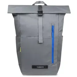 Timbuk2 Tuck Pack Rolltop Rucksack grau 1029-3-1149 - Laptop-Taschen, stylischer Rolltop-Rucksack aus 15″ recyceltem Polyester, ideal für umweltbewusste Pendler.