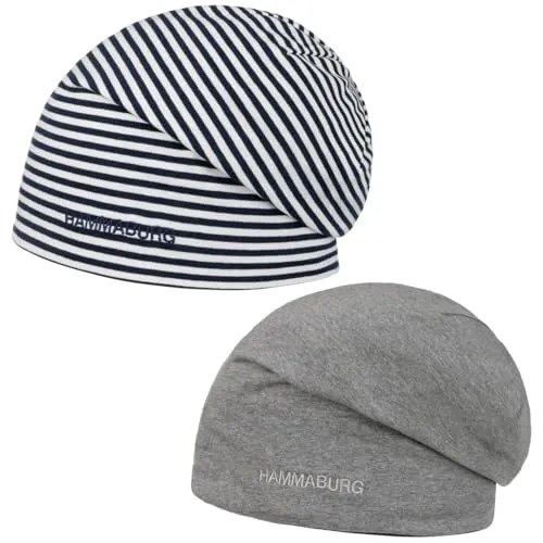 HAMMABURG Long Beanie Wendemütze Unisex in blau von Hammaburg