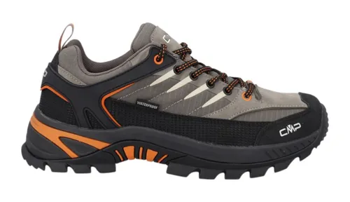 CMP Rigel 2.0 Low WP Trekking Schuhe deserto-flame 41 - Leichte Low Cut Schuhe für Herren, ideal für lange Wandertouren. Robuste Materialien sorgen für Komfort und Langlebigkeit beim Trekking.