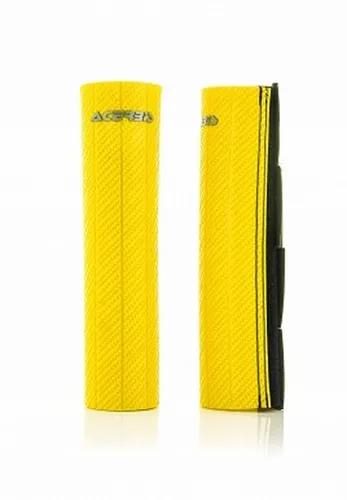 Acerbis Coprifodero Gabeln Upper Fork Abdeckungen Gelb 0021750.060 - Robuste Gabelabdeckungen in leuchtendem Gelb, ideal zum Schutz Ihrer Gabeln vor Schmutz und Beschädigungen.
