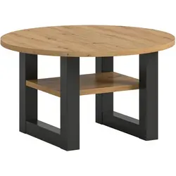 Couchtisch Eiche Nachbildung Tili - Holzfarben - Moderner Couchtisch in Eiche Nachbildung, ideal für stilvolle Wohnzimmer. Maße: 75 cm Breite, 42 cm Höhe. Hochwertige Verarbeitung und 10€ Willkommens-Gutschein bei Newsletter-Anmeldung!