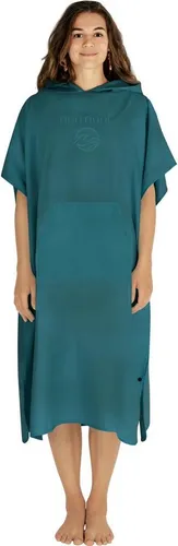 normani Badeponcho Damen Mikrofaser Badeponcho Nosara, Midilänge, Polyester, Kapuze, Schlupf, Surfer Poncho + Badetuch aus recyceltem Material