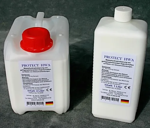 Massehydrophobierung HWA -(Wasserabweisend) Beton,Putz.