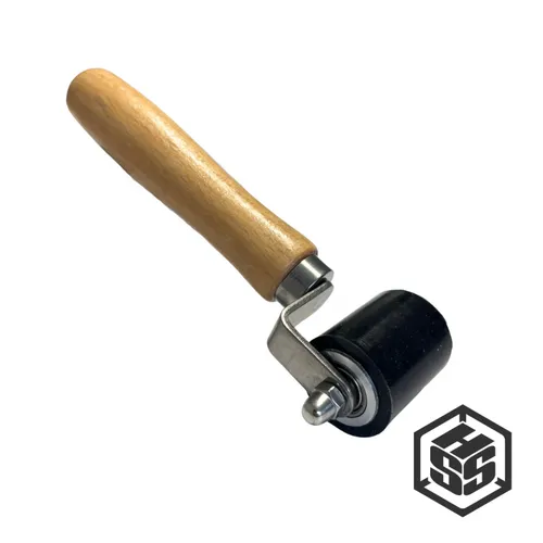 HSS PROFI Silikon-Andrückrolle, 40 mm breit, Gummiwalze, mit Kugellager