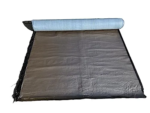 Alu Dachbahn Bleifarben Silbergrau selbstklebend. Bitumenbahn UV -Beständig für Dach; Flachdach; Carport; Garage. 5 m2. Metalldach von der Rolle. Format 1 x 5 m.