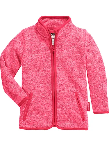 Playshoes Fleece-Jacke Unisex Kinder, pink Strickfleece, 104 - Funktionsjacken mit atmungsaktivem Fleece-Material für angenehmen Tragekomfort und hervorragenden Wärmeschutz, ideal für drinnen und draußen.