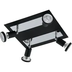 EGLO LED Deckenspots SARRIA, 4-flammig, Warmweiß von EGLO